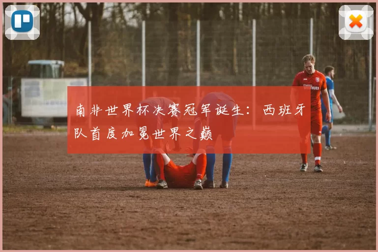 南非世界杯决赛冠军诞生：西班牙队首度加冕世界之巅