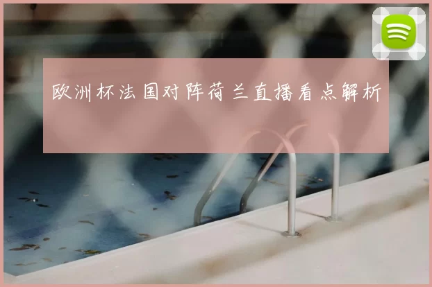 欧洲杯法国对阵荷兰直播看点解析